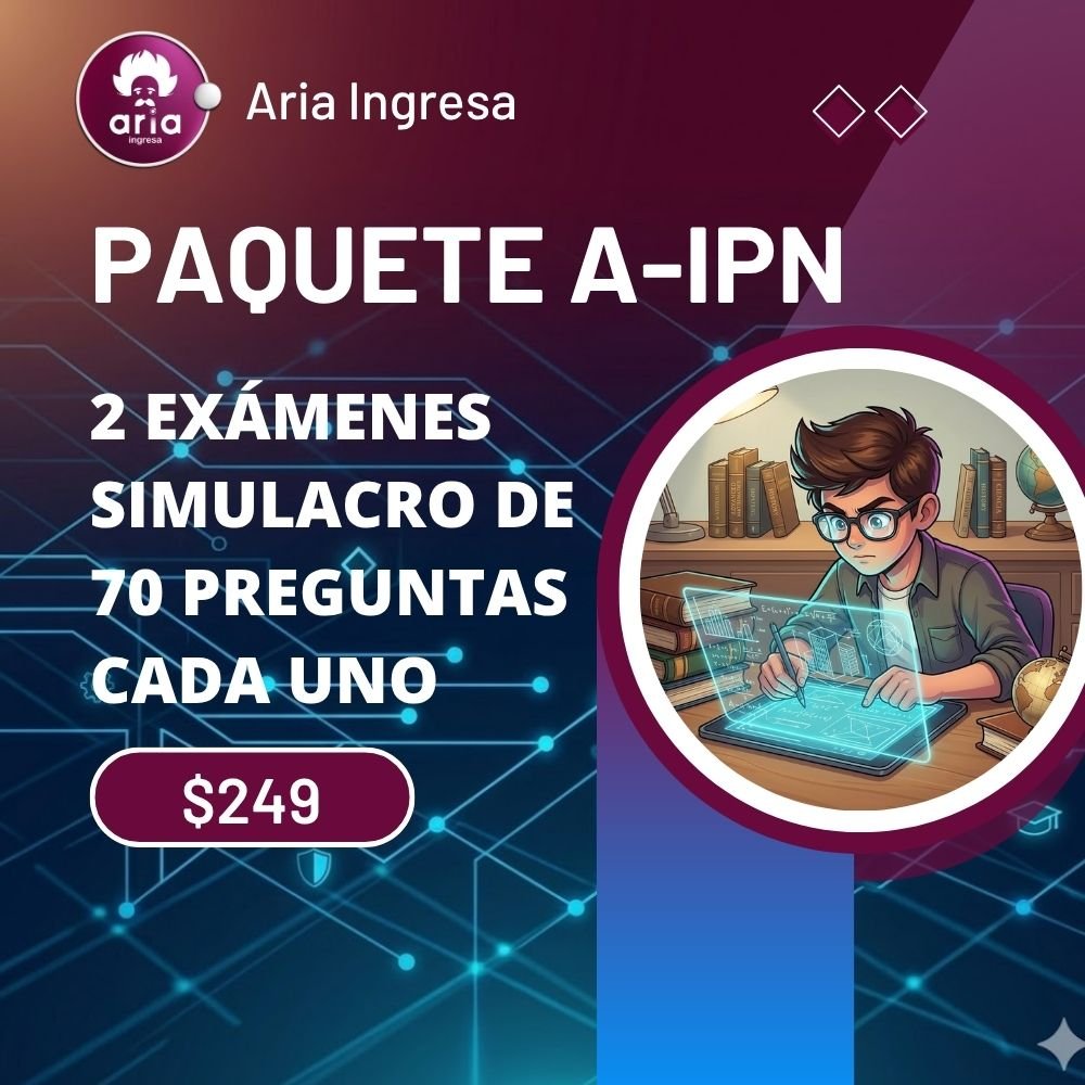Exámenes simulacro IPN- Paquete A