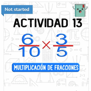 13. MULTIPLICACIÓN DE FRACCIONES