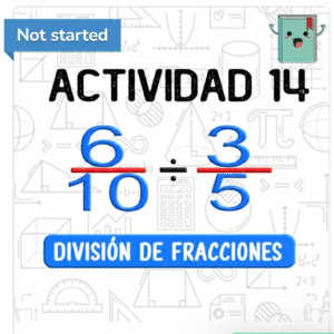 14. DIVISIÓN DE FRACCIONES