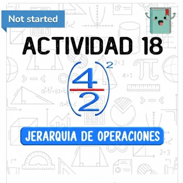 18. JERARQUÍA DE OPERACIONES