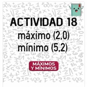 18. MÁXIMOS Y MÍNIMOS