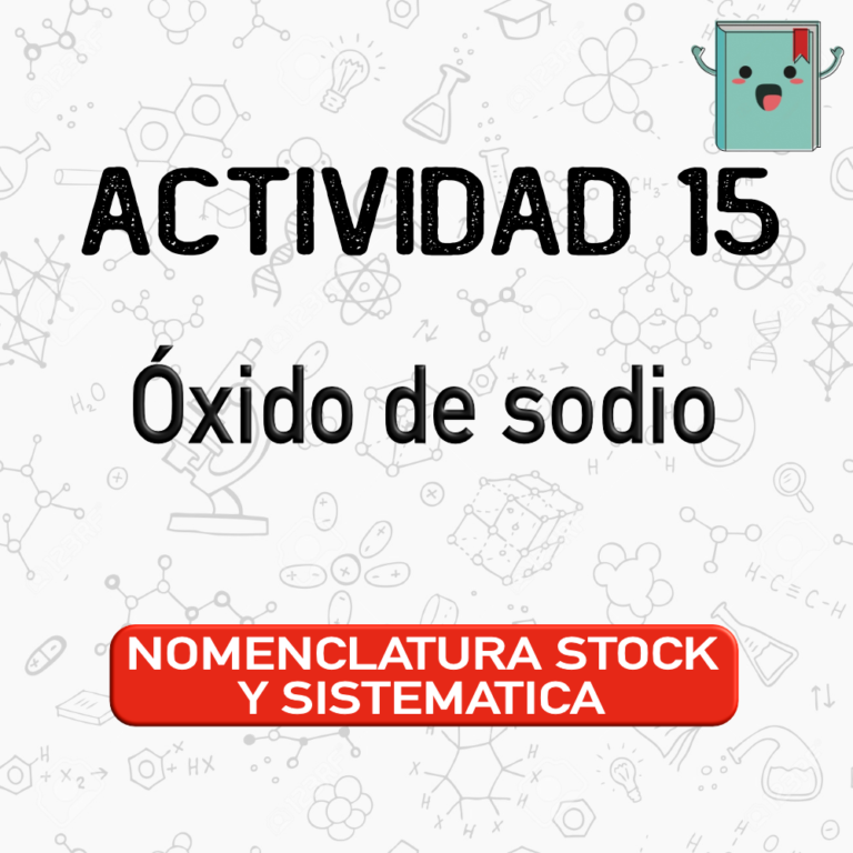15. NOMENCLATURA DE STOCK Y SISTEMATICA