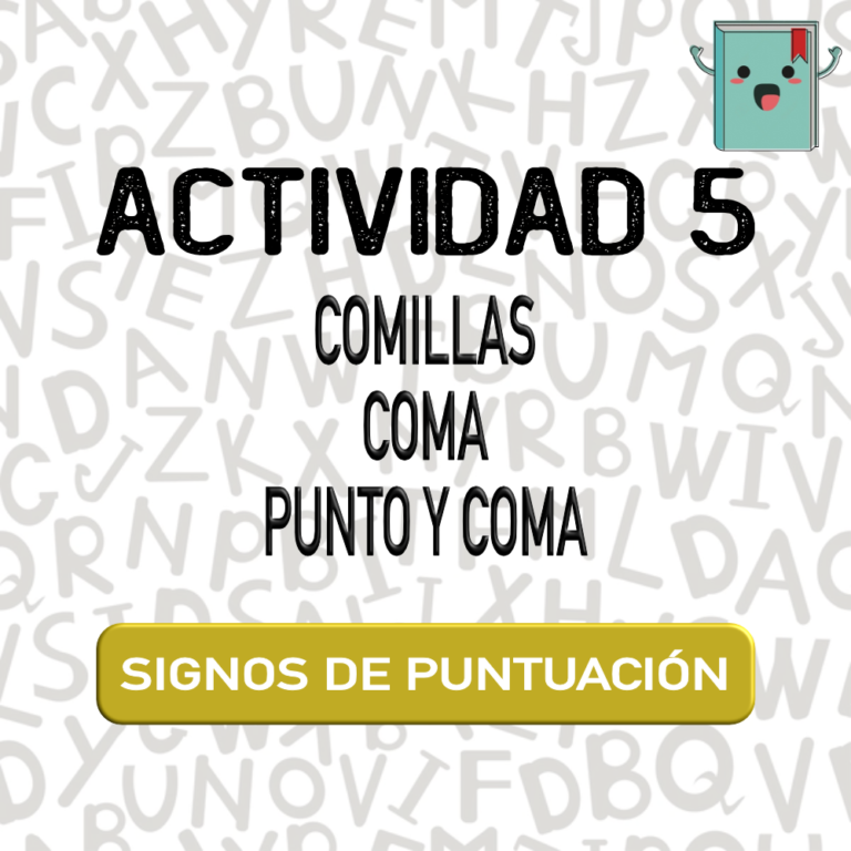 5. SIGNOS DE PUNTUACIÓN