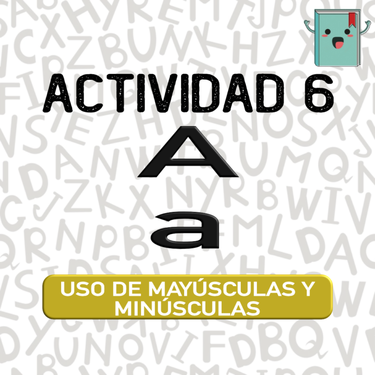 6. USO DE MAYÚSCULAS Y MINÚSCULAS