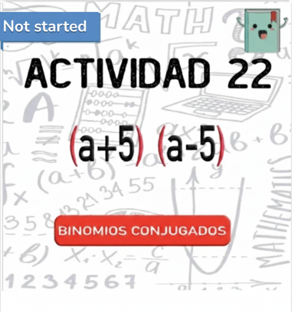 22. BINOMIOS CONJUGADOS
