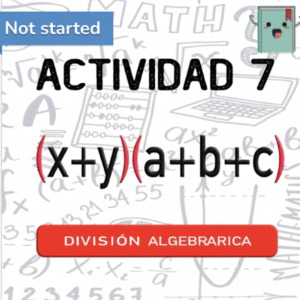 7. DIVISIÓN ALGEBRAICA