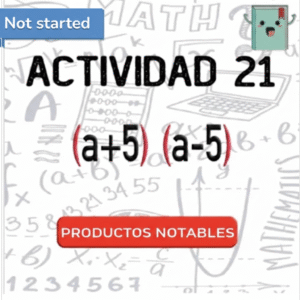 21. PRODUCTOS NOTABLES
