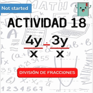 18. DIVISIÓN DE FRACCIONES