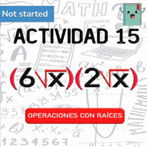 15. OPERACIONES CON RAÍCES