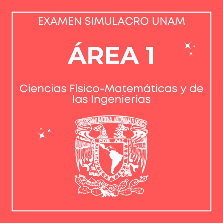 ÁREA 1. CIENCIAS FÍSICO MATEMÁTICAS