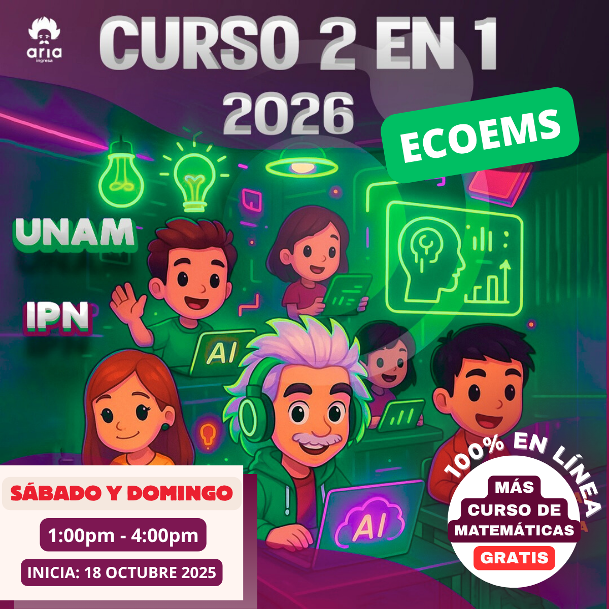 Curso en línea - ECOEMS 2026 (Fin de semana)