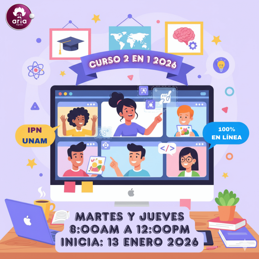 Curso en línea - UNAM e IPN 2026 (Entre semana)