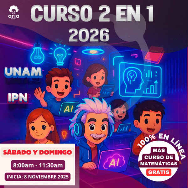 Curso en línea - UNAM e IPN 2026 (Fin de semana)