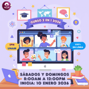 Curso en línea - UNAM e IPN 2026 (Fin de semana)
