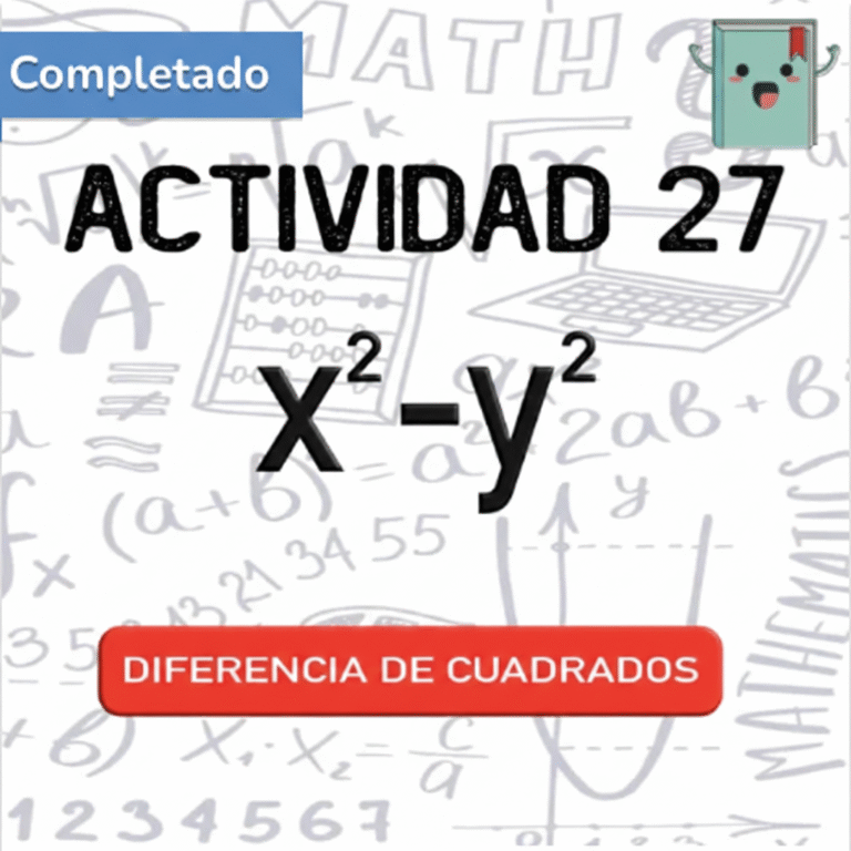 27. DIFERENCIA DE CUADRADOS