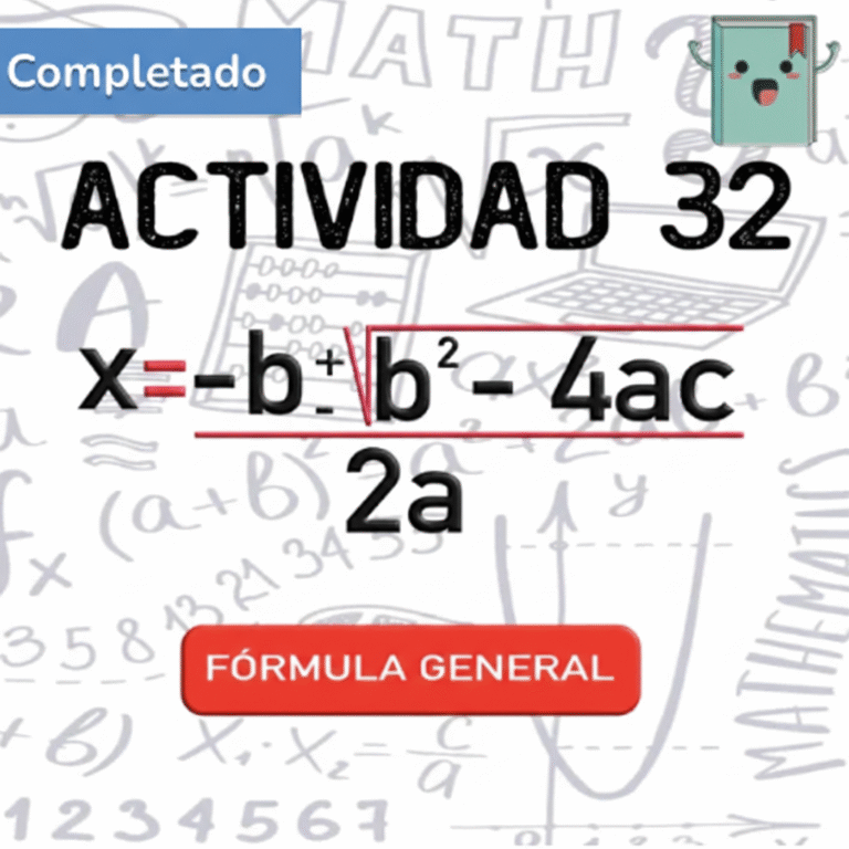 32. FÓRMULA GENERAL