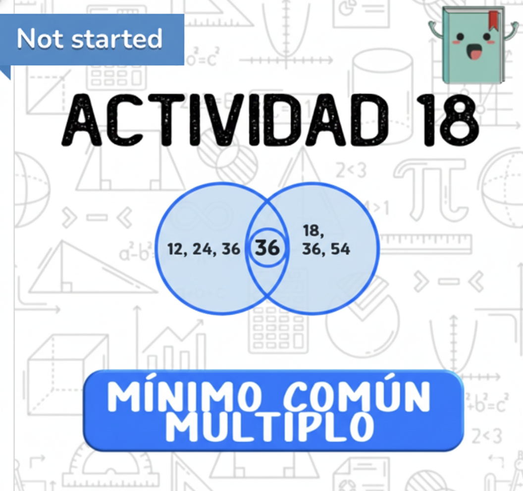 18. MÍNIMO COMÚN MÚLTIPLO