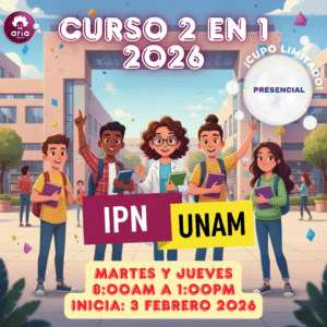 Curso presencial (7)- UNAM e IPN 2026 (Entre semana)