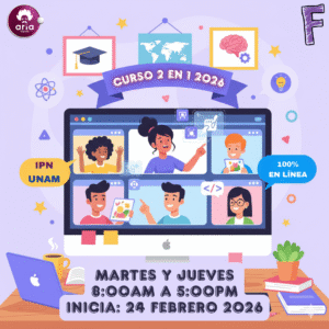 Curso en línea (F) - UNAM e IPN 2026 (Entre semana)