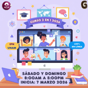 Curso en línea (G) - UNAM e IPN 2026 (Fin de semana)