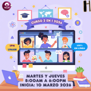 Curso en línea (H) - UNAM e IPN 2026 (Entre semana)