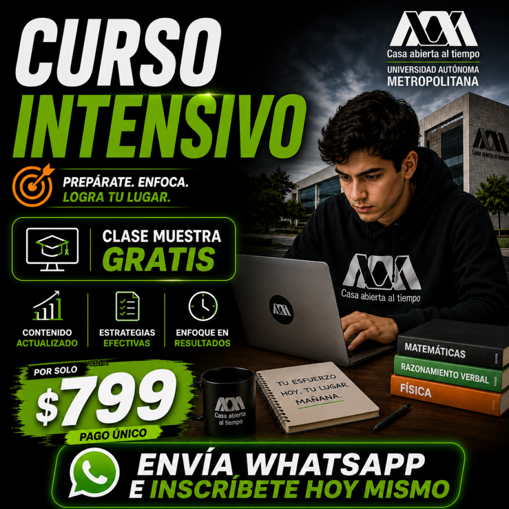 Curso en línea UAM - SEGUNDA CONVOCATORIA