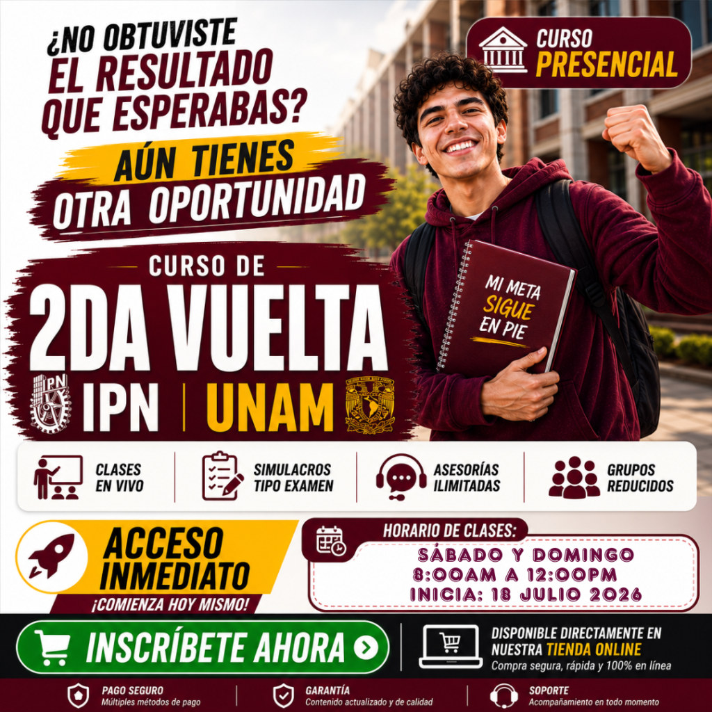 Curso presencial (17) – IPN – UNAM 2026 (Fines de semana)