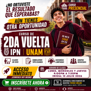 Curso presencial (18)- IPN – UNAM 2026 (Entre semana)
