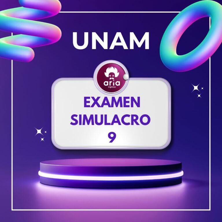 Examen Simulacro 9-UNAM 2026