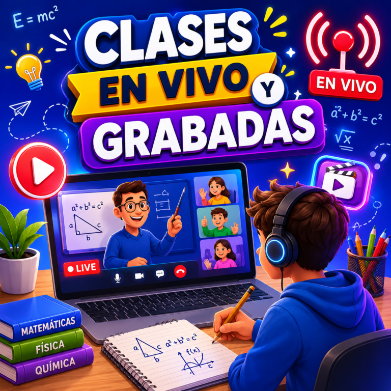 Link para clases en vivo y grabadas (Grupo M: 13/junio/2026)