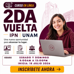 Curso en línea (N) - IPN – UNAM 2026 (Fines de semana)