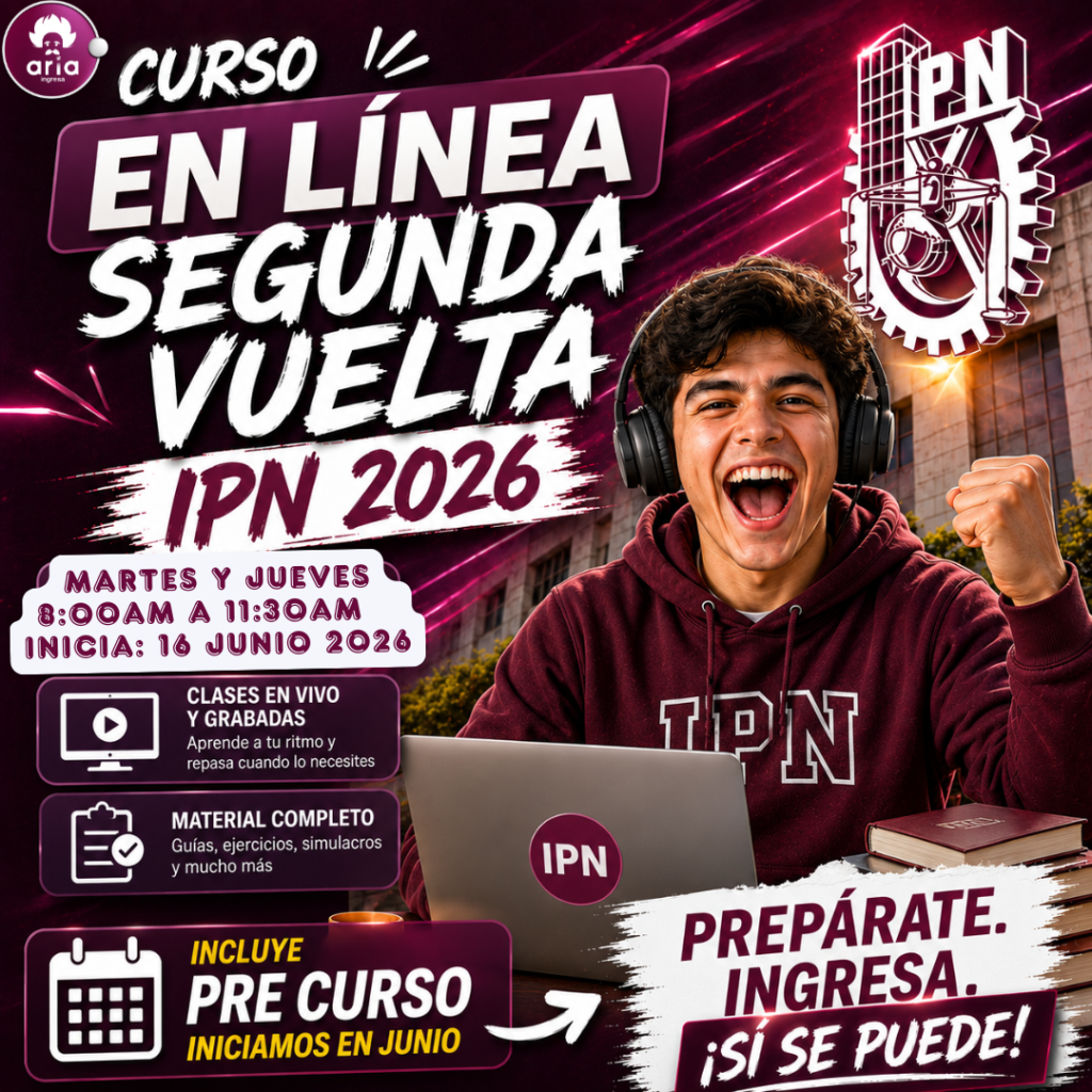 Curso en línea (L) - IPN 2026 (Entre semana)