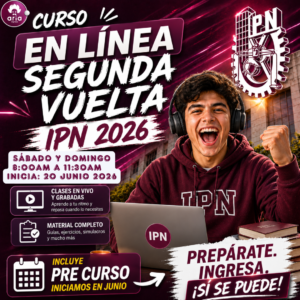 Curso en línea (M) - IPN 2026 (Fines de semana)
