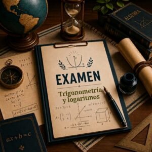 Examen: 7. Trigonometría, logaritmos y geometría