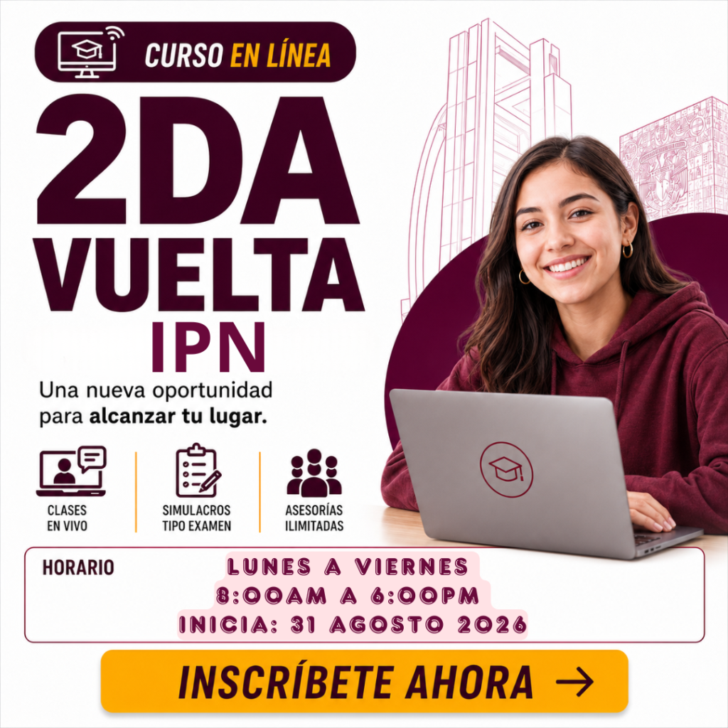 Curso en línea (Q) – IPN – UNAM 2026 (Matutino)